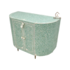 20240710_163902 WDN FLORAL BONE INLAY FLORAL CABINET WITH 2DOOR
