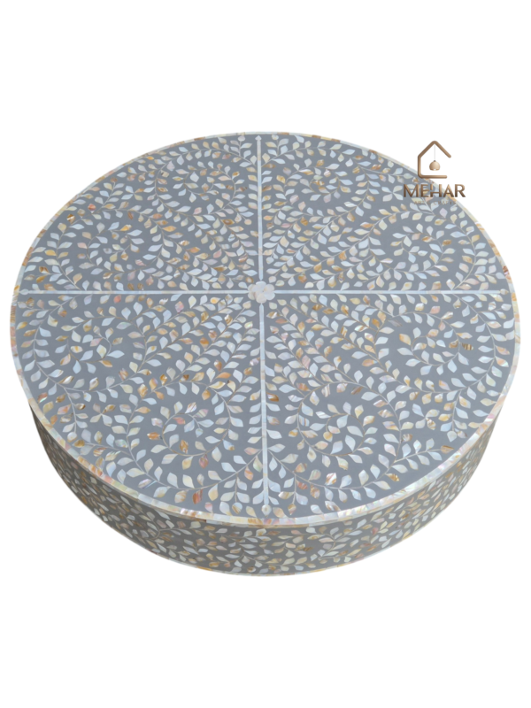 20251124_150200 WDN MOTHER OF PEARL INLAY FLORAL COFFEE OR TEA TABLE