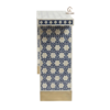 WDN BONE INLAY GEOMETRIC PATTERN CONSOLE TABLE – NAVY BLUE TABLE