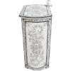 WDN BONE INLAY HAND PAINTED CABINET 4 DRAWER