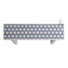 WDN BONE INLAY GEOMETRIC PATTERN CONSOLE TABLE – NAVY BLUE TABLE