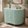 Untitled design (2) WDN FLORAL BONE INLAY FLORAL CABINET WITH 2DOOR