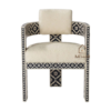 BONE iNLAY CHAIR IN BLACK FINISH BONE iNLAY CHAIR IN BLACK FINISH