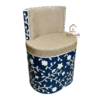 WhatsApp Image 2026-05-07 at 4.29.25 PM (1) WDN BONE INLAY CHAIR IN ROUND SHAPE IN NAVY BLUE FINISH