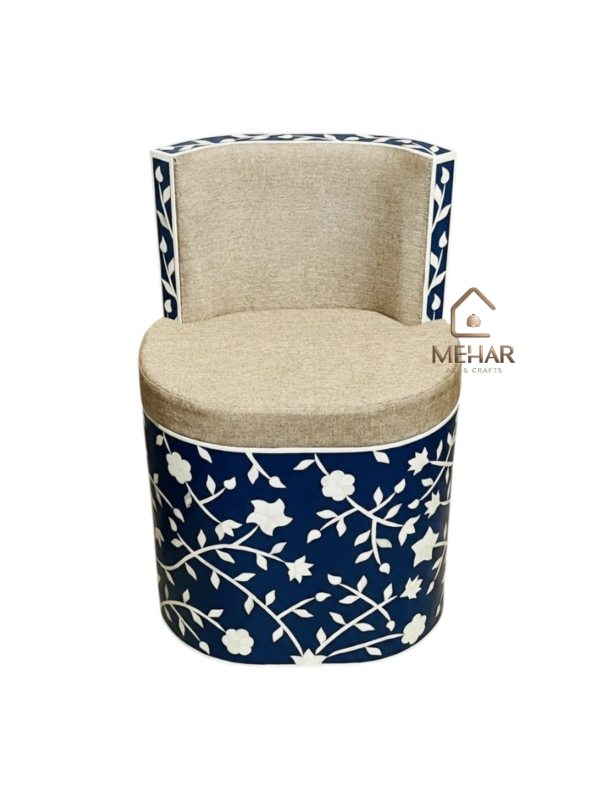 WhatsApp Image 2026-05-07 at 4.29.26 PM (2) WDN BONE INLAY CHAIR IN ROUND SHAPE IN NAVY BLUE FINISH