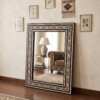 5 HANDCRAFTED WOODEN BONE INLAY FLORAL WALL MIRROR FRAME | DECORATIVE WALL MIRROR