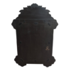 9 HANDCRAFTED WDN BONE INLAY FLORAL MIRROR FRAME | LUXURY BLACK WALL MIRROR