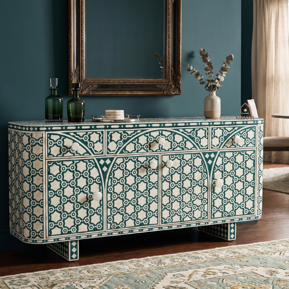 Untitled design (2) WDN BONE INLAY SIDEBOARD 3 DRAWER 4 DOOR