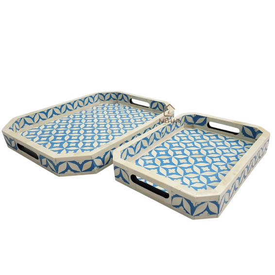 2 serving trays