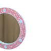 4 WDN MOTHER OF PEARL INLAY FLORAL WALL MIRROR FRAME | DECORATIVE ROUND MIRROR