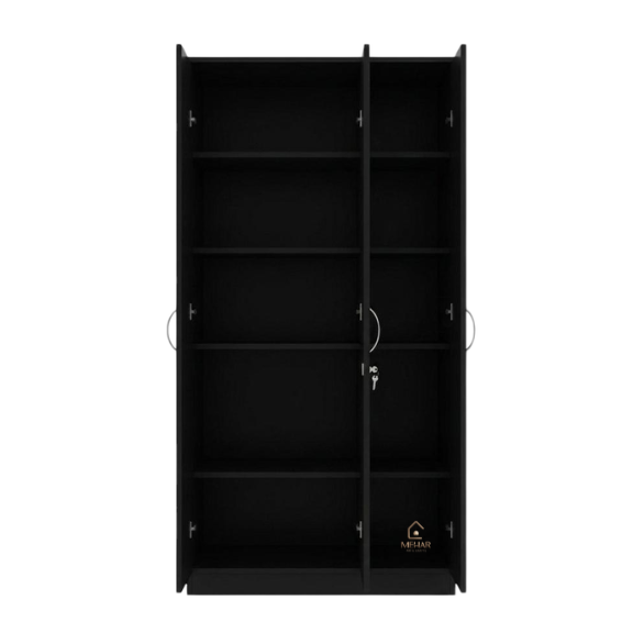 WDN HANDCRAFTED MOTHER OF PEARL INLAY FLORAL WARDROBE | LUXURY STORAGE CABINET