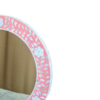 5 (2) WDN MOTHER OF PEARL INLAY FLORAL WALL MIRROR FRAME | DECORATIVE ROUND MIRROR