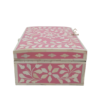 8 WDN BONE INLAY KEEPSAKE BOX | HANDMADE FLORAL STORAGE BOX